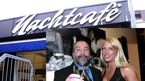 Das ehemalige Nachtcafé am Maximiliansplatz, dessen Erfinder Wolfi Kornemann (&dagger; 76) und Tochter Anna.