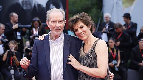 Edgar Reitz mit Ehefrau Salome Kammer bei den diesjährigen Filmfestspielen in Venedig.