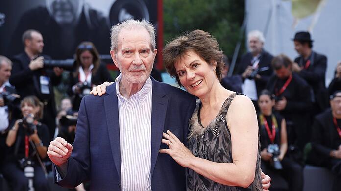 Edgar Reitz mit Ehefrau Salome Kammer bei den diesjährigen Filmfestspielen in Venedig.