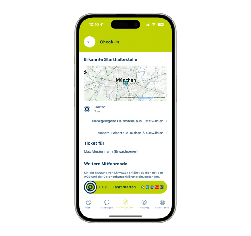 MVVswipe: Die neue Funktion in der MVV-App macht den Fahrkartenkauf zum Kinderspiel - und Tarifkenntnisse überflüssig. MVVswipe: Die neue Funktion in der MVV-App macht den Fahrkartenkauf zum Kinderspiel - und Tarifkenntnisse überflüssig.