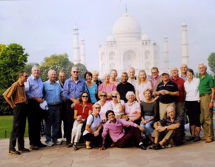 Die erste Indien-Reise ging nach Agra, Jaipur und zum Taj Mahal.