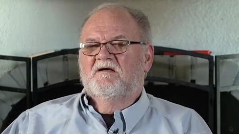Thomas Markle w&auml;hrend eines TV-Interviews.