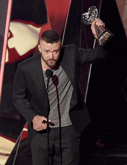 Justin Timberlake wurde für den besten Song des Jahres ("Can't Stop the Feeling") ausgezeichnet