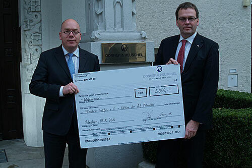 Jörg Laser, Generalbevollmächtigter (l.) und Marcus Vitt, Sprecher des Vorstandes von Donner & Reuschel.