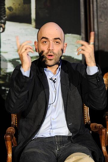 Roberto Saviano, Autor des Buches &bdquo;Gomorrah&ldquo;  im Hotel Bayerischer Hof