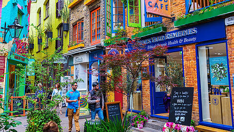 Neal's Yard gehört zu den buntesten Flecken Londons
