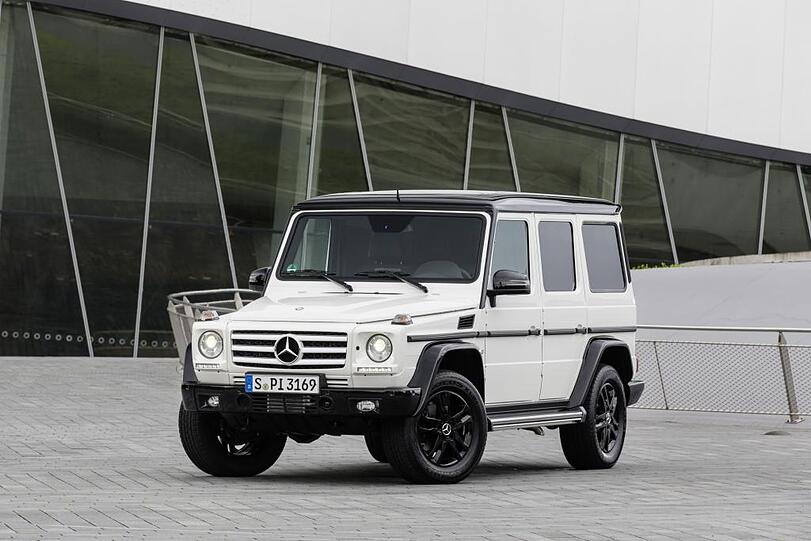 Die Sondermodelle G 350 BlueTEC Edition 35 und G 500 Edition 35 sind außen und innen besonders exklusiv ausgestattet.