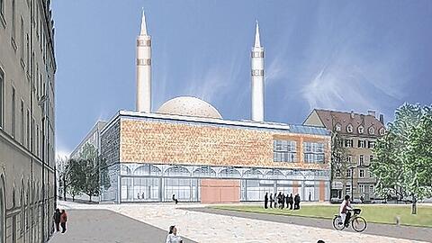 Die geplante Moschee am Gotzinger Platz