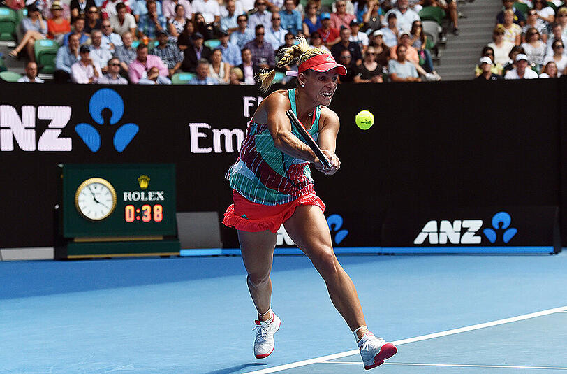 Emotion und Kampf pur: Bilder vom packenden Halbfinale von Angelique Kerber gegen Johanna Konta