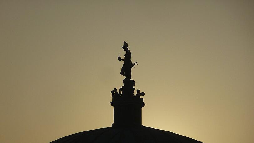 In hübschem Licht: Der Hofgartentempel. In hübschem Licht: Der Hofgartentempel.