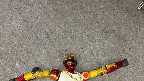 Der beschlagnahmte Roboter.