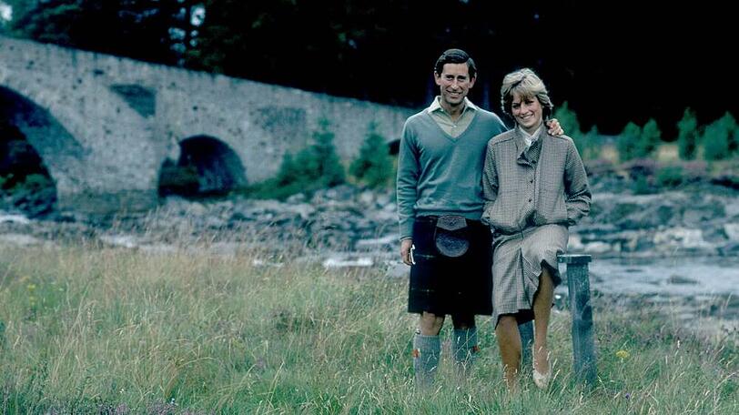 Prinz Charles und Diana kurz nach ihrer Hochzeit 1981.