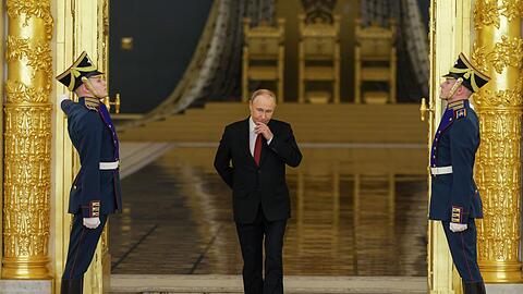 Empfang f&uuml;r neue Botschafter in Moskau ohne Worte zu den gro&szlig;en Themen der Weltpolitik. (Archivbild)