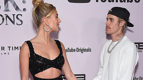 Hailey und Justin Bieber bei einem gemeinsamen Auftritt in Los Angeles