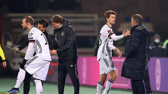 Erfolgsduo: Thomas Müller (l.) und Hansi Flick.