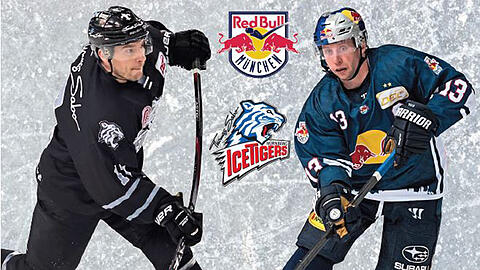 Identifikationsfiguren ihrer Teams: Nürnbergs Patrick Reimer (links) und Münchens Michael Wolf.