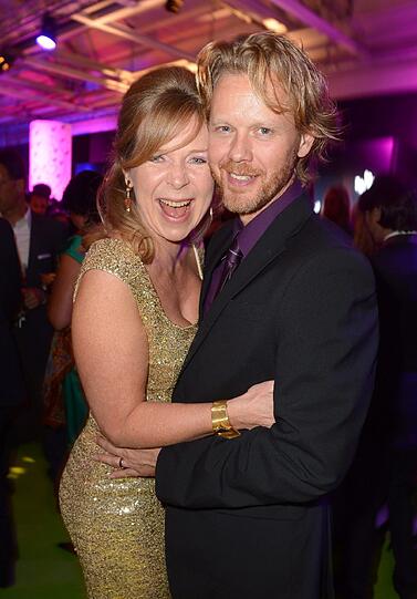 Gute Laune bei Schauspielerin Marion Kracht und ihrem Mann Berthold Mann bei "Tribute to Bambi" in Berlin.