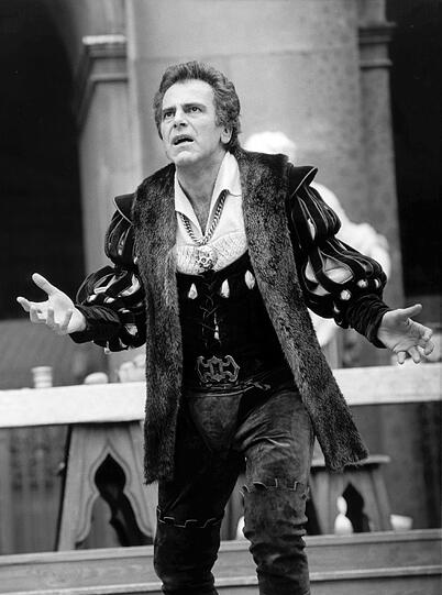 Maximilian Schell in der Rolle des "Jedermann" bei den Salzburger Festspielen 1980.
