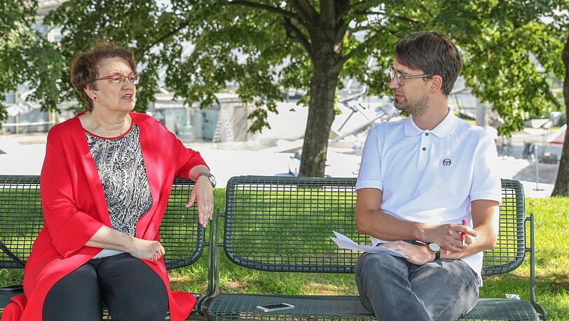 "Diese Landschaft ist genial": Christine Strobl im Olympiapark, ihrem Münchner Lieblingsort. "Diese Landschaft ist genial": Christine Strobl im Olympiapark, ihrem Münchner Lieblingsort.