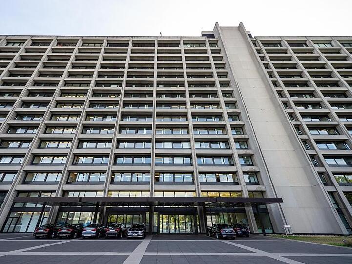 Eine Außenaufnahme der Bundesbank.