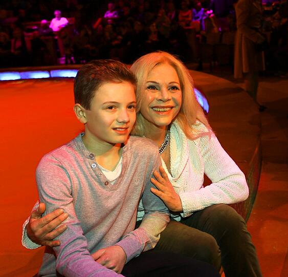 Julia Kent brachte ihren Jakob mit.