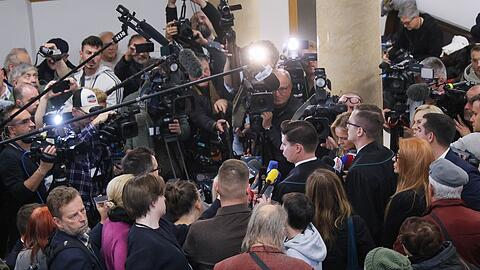 Großes Medieninteresse an der Verhandlung vor dem Bezirksgericht in Warschau