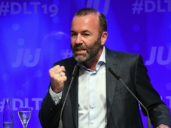 CSU-Vize Manfred Weber. Foto: Harald Tittel/dpa/Archivbild