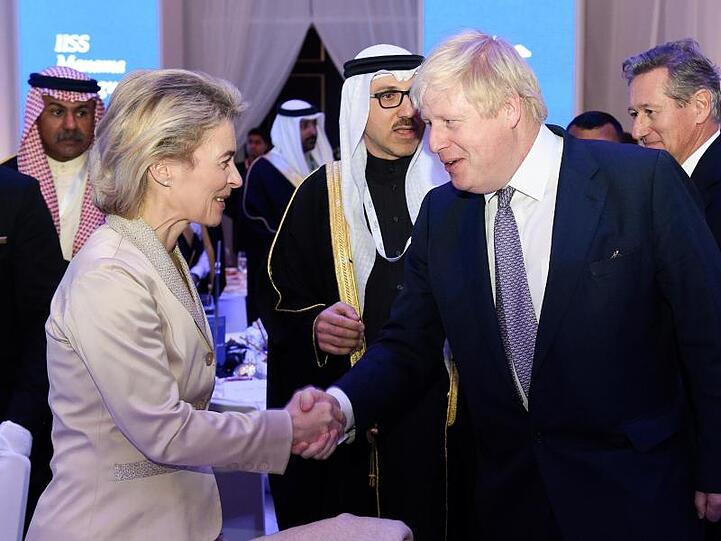 Der Austritt Großbritanniens aus der Europäischen Union ist das Thema, wenn EU-Kommissionspräsidentin Ursula von der Leyen den britischen Premierminister Boris Johnson in London trifft.