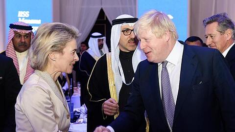 Der Austritt Großbritanniens aus der Europäischen Union ist das Thema, wenn EU-Kommissionspräsidentin Ursula von der Leyen den britischen Premierminister Boris Johnson in London trifft.