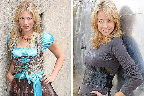 Sarah Brandner und Sandy Meyer-Wölden