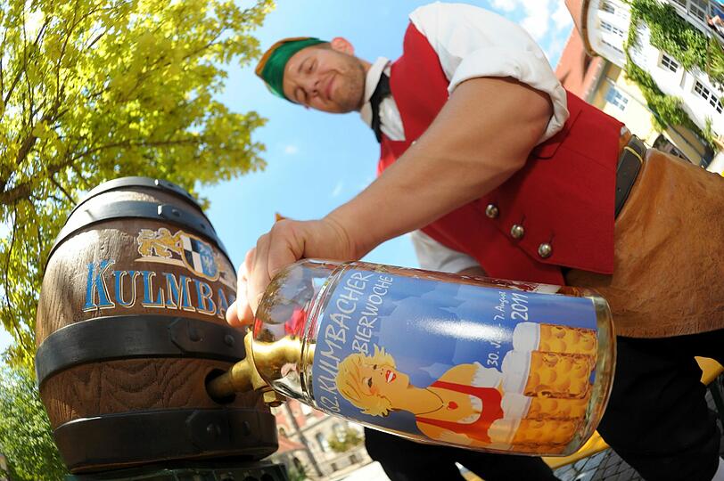 Bei der 62. Kulmbacher Bierwoche stehen vom 30. Juli an neun Tage lang Bierkultur und Geselligkeit im Mittelpunkt.