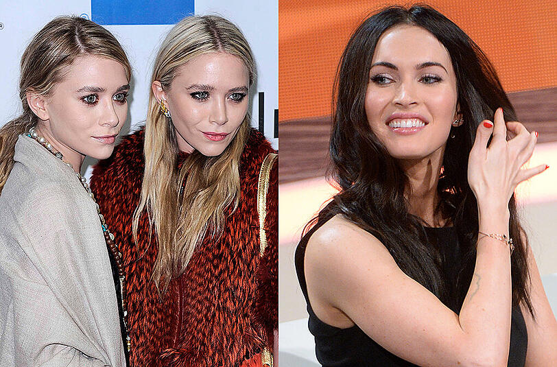 Die Zwilligne Mary-Kate und Ashley Olsen und Megan Fox (1986)