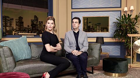 "Basti war mein großer Angstgegner, weil wir uns seit 25 Jahren kennen": Anke Engelke und Bastian Pastewka.