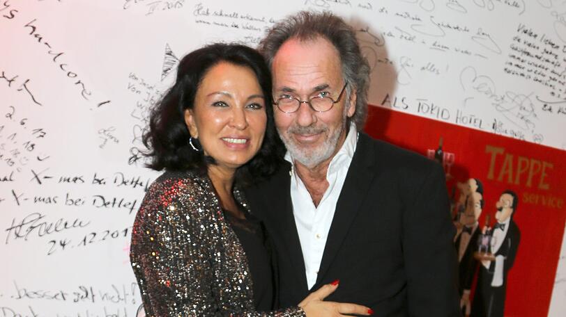 Hugo Egon Balder mit Frau Elena.