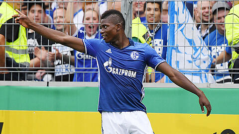 Erzielte auch einen Treffer: Schalke-Neuzugang Embolo.