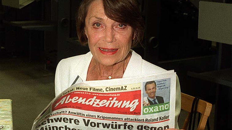 Zeitung ist ihr Leben: Anneliese Friedmann.