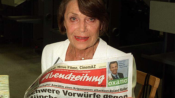 Zeitung ist ihr Leben: Anneliese Friedmann.
