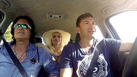 Der verstorbene Schlagerstar Costa Cordalis mit seiner Schwiegertochter Daniela Katzenberger und Sohn Lucas.