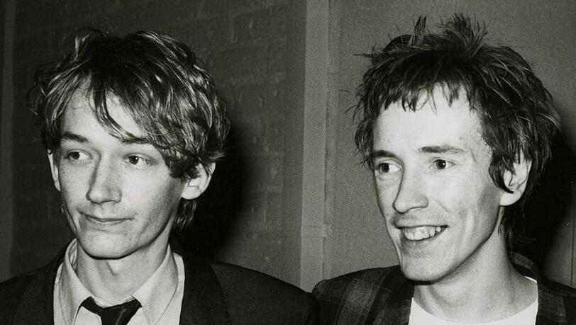Keith Levene (l.) mit John Lydon im Jahr 1980.