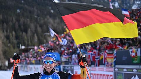 Franziska Preu&szlig; ist aktuelle Weltmeisterin in der Verfolgung. (Archivbild)