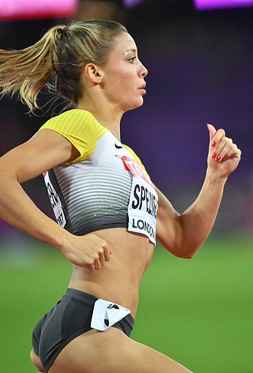 Ruth Sophia Spelmeyer aus Deutschland im 400-Meter-Halbfinale.