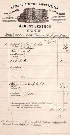 Hotel "Vier Jahreszeiten" - historische Aufnahmen
