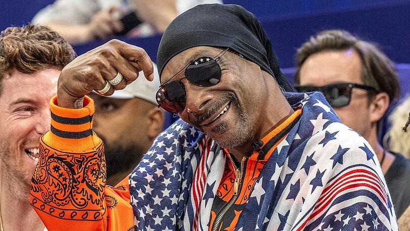 In aller Munde und bald wieder in aller Ohren: Rapper Snoop Dogg In aller Munde und bald wieder in aller Ohren: Rapper Snoop Dogg