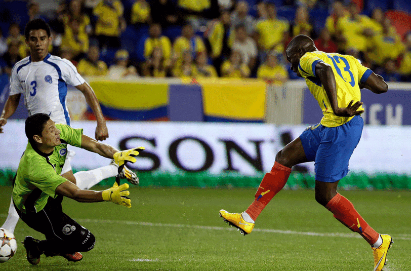 Enner Valencia im National-Trikot Ecuadors.
