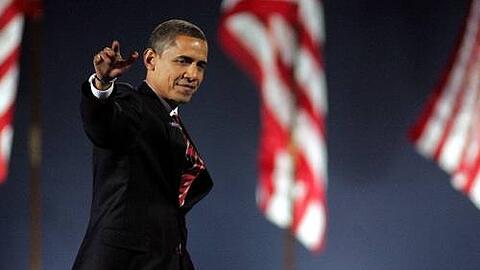 Genießt seinen fulminanten Triumph. Barack Obama