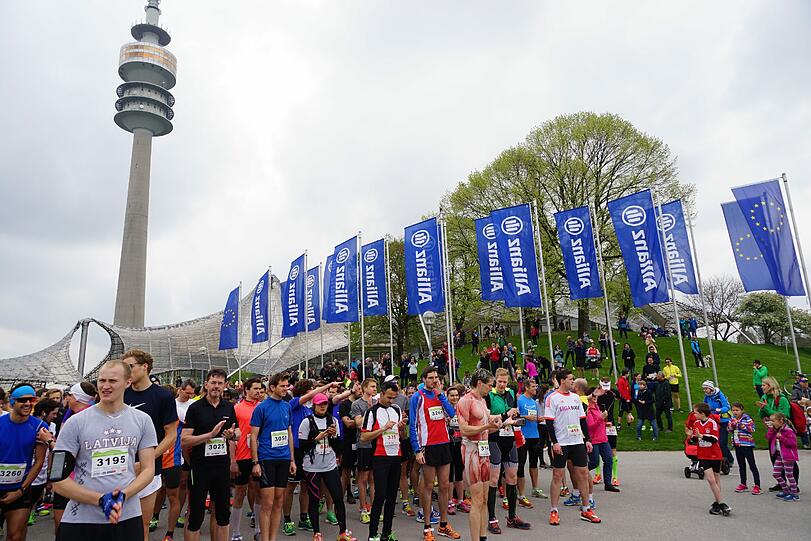 Bereits zum 12. Mal fand der Halbmarathon im Olympiapark statt. Die Bilder.