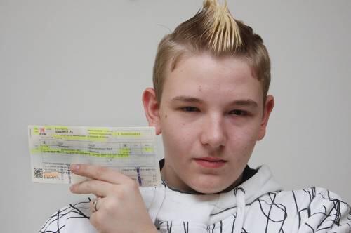 Dominik Kraft hatte ein Ticket - und durfte dennoch nicht in den Zug.