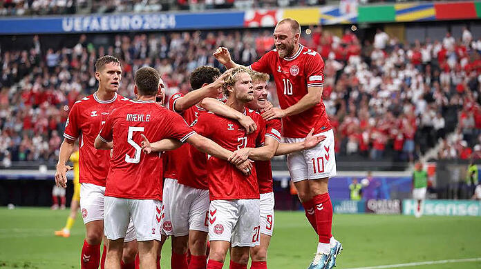 Dänemark trifft im EM-Achtelfinale auf Deutschland.