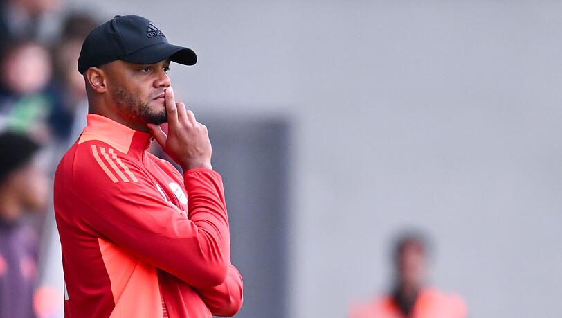 Der neue Chef am Spielfeldrand: Vincent Kompany.