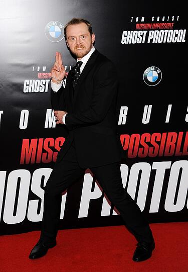 Bereits im dritten Teil von Mission Impossible, spielte Simon Pegg mit und auch im vierten Teil ist er vertreten.